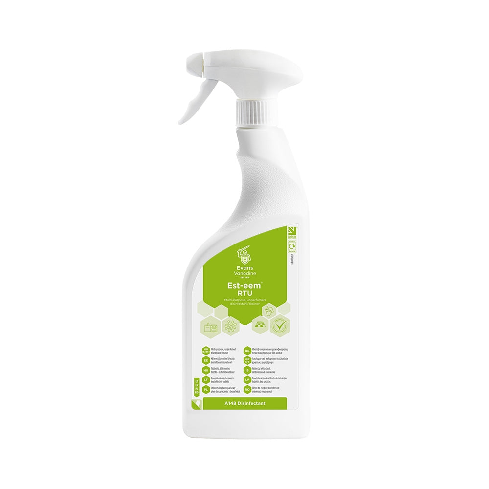 EST-EEM TRIGGER, Evans Unperfumed Cleaner Sanitiser x 750ml