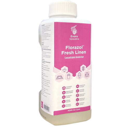 FLORAZOL FRESH LINEN, Evans Concentrated Deodoriser x 1Lt