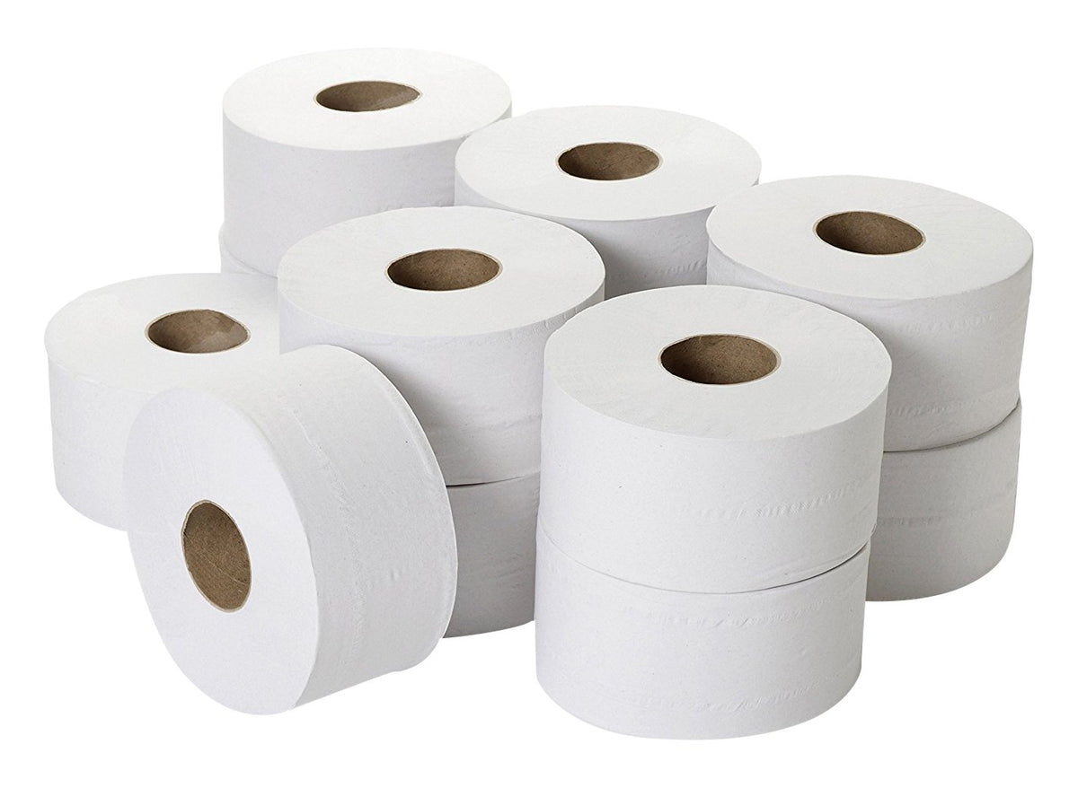 MINI JUMBO TOILET ROLL - 2.1/4" CORE x 12