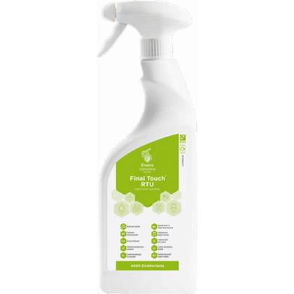 FINAL TOUCH TRIGGER, Evans Highly Perfumed Bactericidal Washroom Cleaner Sanitiser x 750ml