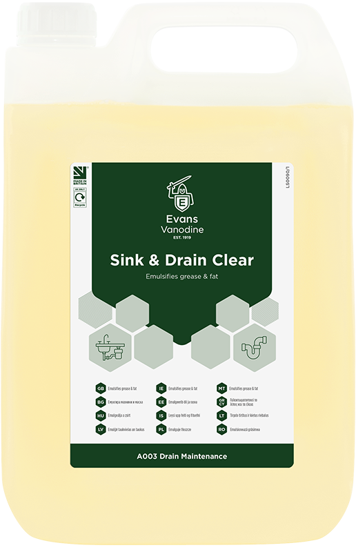 EVANS SINK & DRAIN CLEAR 5Lt