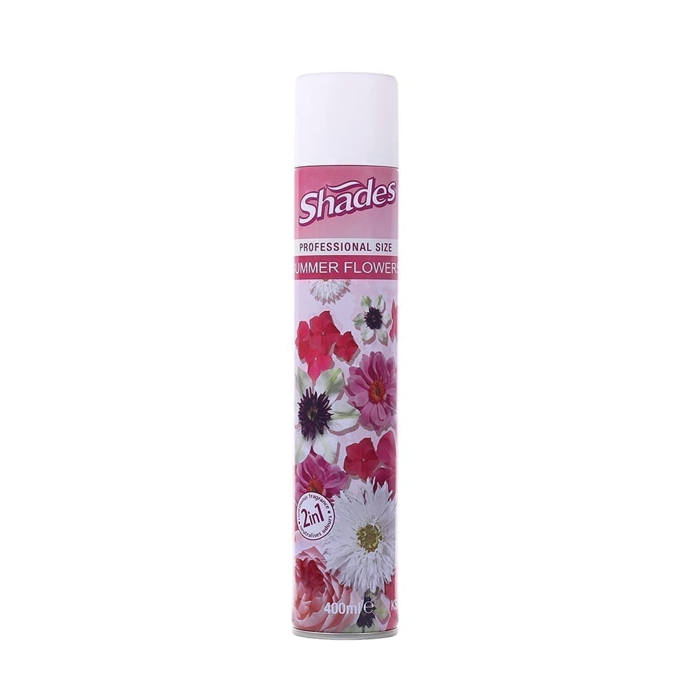SHADES - SUMMER FLOWERS, Selden Jeyes Air Freshener Aerosol x 400ml