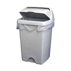 WHITE SWING BIN LINERS: HEAVY DUTY - 13"x23"x29" x 500 bags
