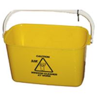 YELLOW OBLONG WINDOW CLEANING BUCKET - SYR 9Lt
