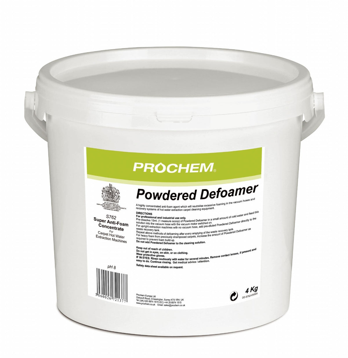 POWDERED DEFOAMER - Prochem  4kg