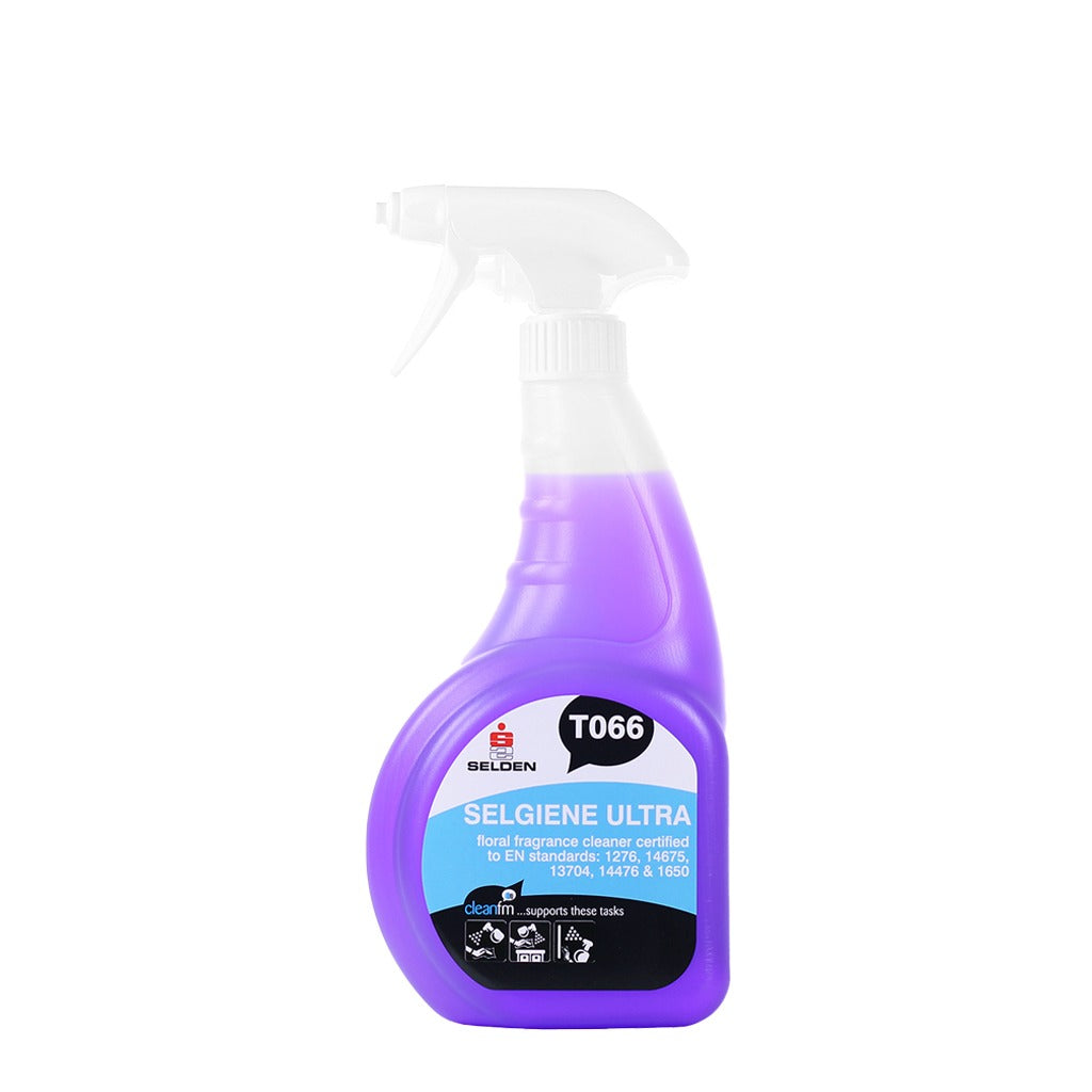 SELGIENE ULTRA T066, Selden High Spec Perfumed Virucidal Cleaner Sanitiser Trigger x 750ml