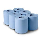 CENTREFEED ROLLS - BLUE x 6