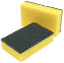 SPONGE SCOURERS - WHITE, non-scratch x 10