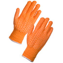 CRISS CROSS GLOVES, orange x 1 pair