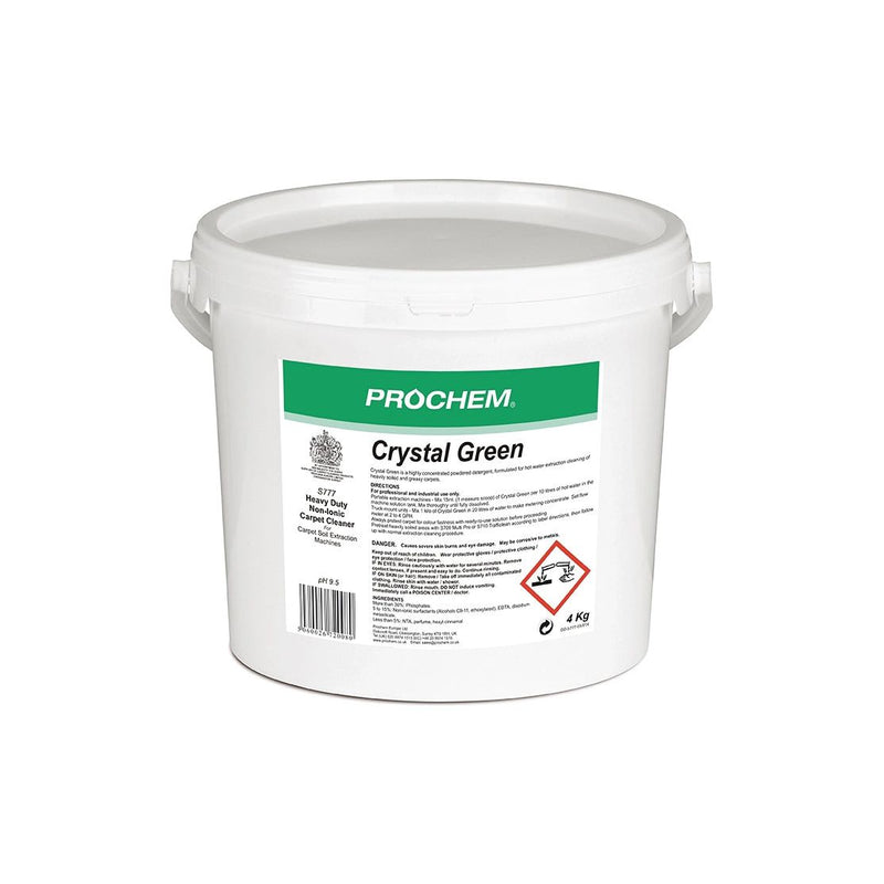 CRYSTAL GREEN - Prochem extraction powdered detergent 4Kg