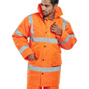 HI-VISIBILITY CONSTRUCTOR JACKET - ORANGE