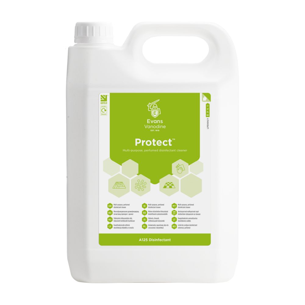 EVANS PROTECT, perfumed disinfectant cleaner x 5Lt