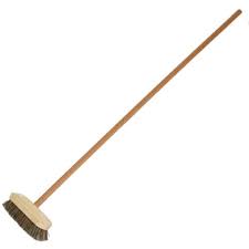 DECK SCRUB HEAD - WOODEN