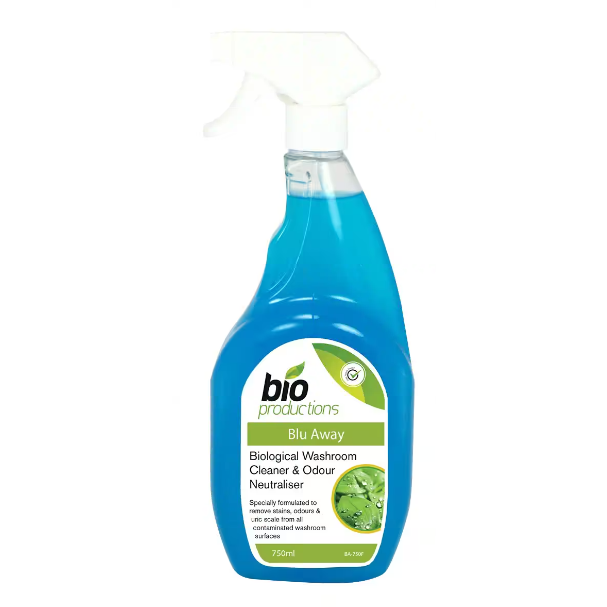 BLU AWAY - Biological Washroom Cleaner & Odour Neutraliser Trigger x 750ml