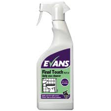 FINAL TOUCH TRIGGER, Evans Highly Perfumed Bactericidal Washroom Cleaner Sanitiser x 750ml
