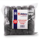 GALVANISED SCOURERS  38gm x 10