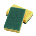 SPONGE SCOURERS - GREEN x 10