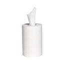 MINI CENTREFEED ROLLS - WHITE  x 12