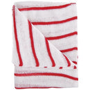 DISHCLOTHS - RED STRIPE , x 10