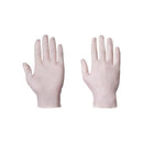 DISPOSABLE LATEX GLOVES, powder-free x 100