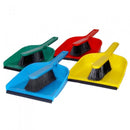 DUSTPAN & BRUSH SET - plastic, 1 set only