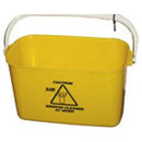 YELLOW OBLONG WINDOW CLEANING BUCKET - SYR 9Lt