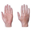 DISPOSABLE VINYL GLOVES, powder-free x 100