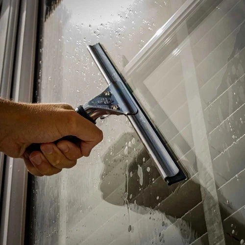 UNGER S-SQUEEGEE HANDLE - SG000, s/steel with rubber grip