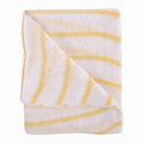 DISHCLOTHS - YELLOW STRIPE , x 10